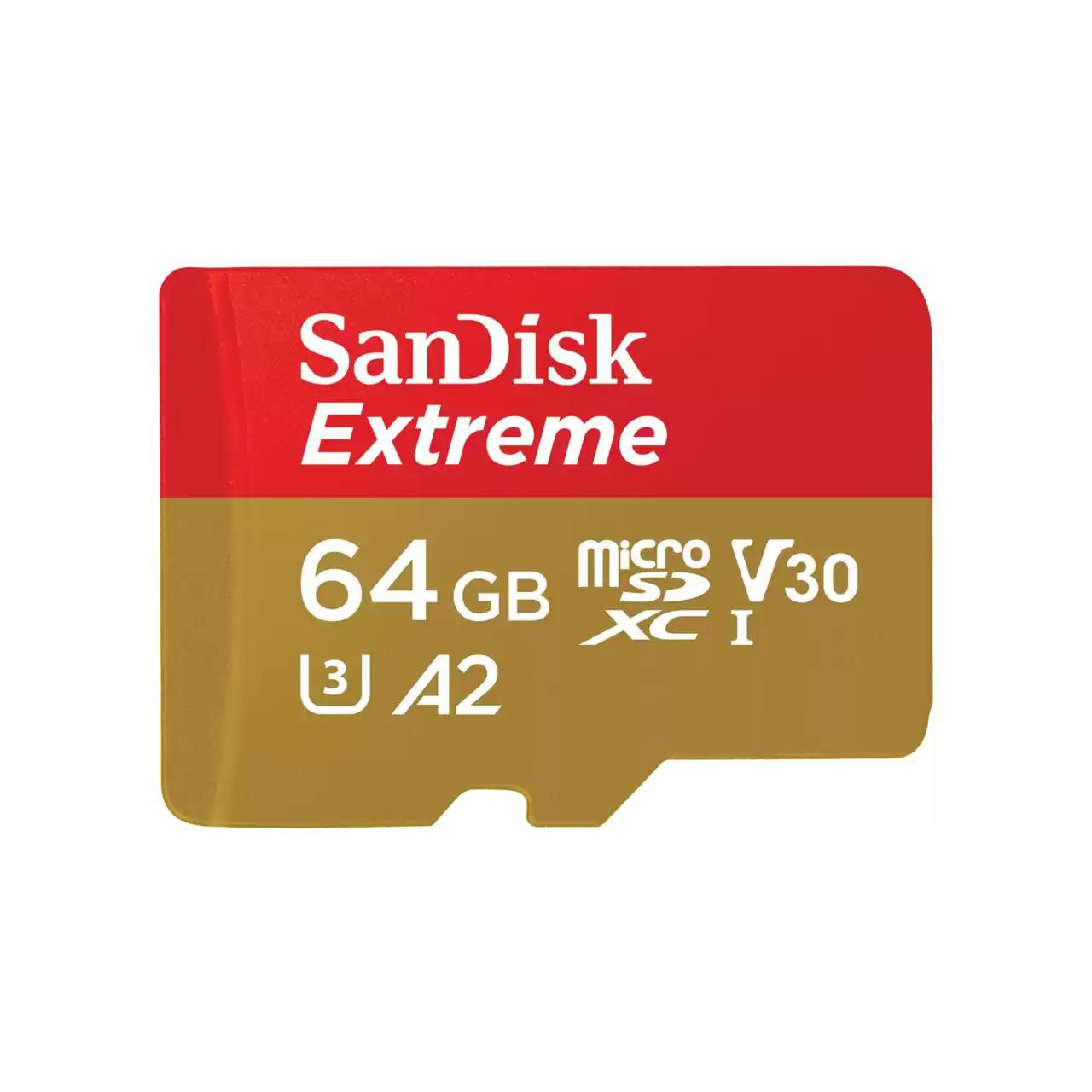 Sandisk SDSQXAH-064G-GN6GN W128273942 Extreme 64 Gb Microsdxc Uhs-I 
