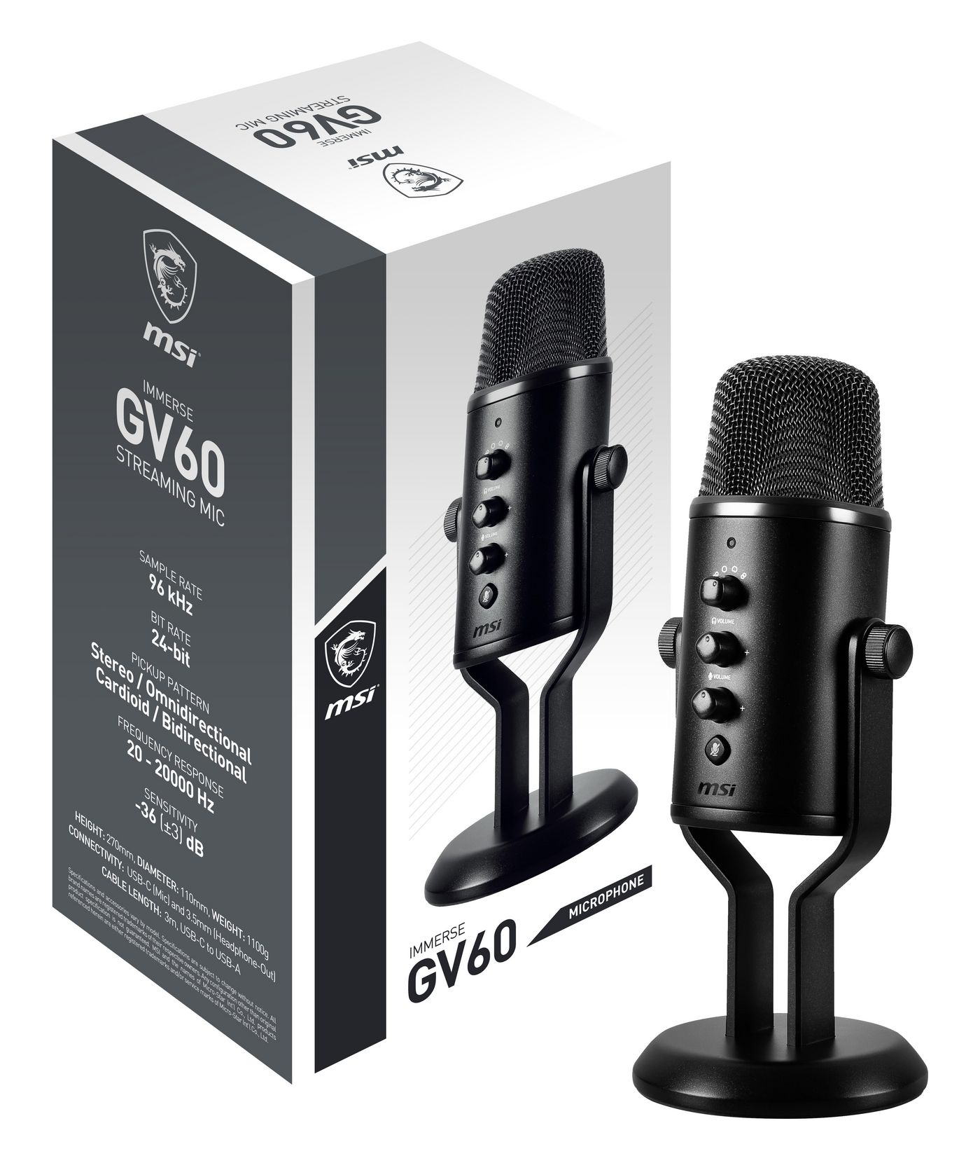 Immerse Gv60 Streaming Mic