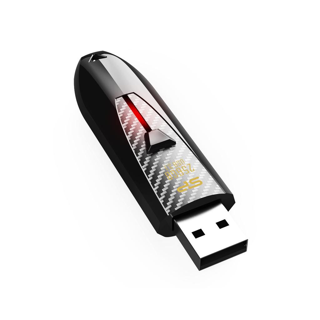 SILICON POWER memory USB Blaze B25 256GB USB 3.2 Black
