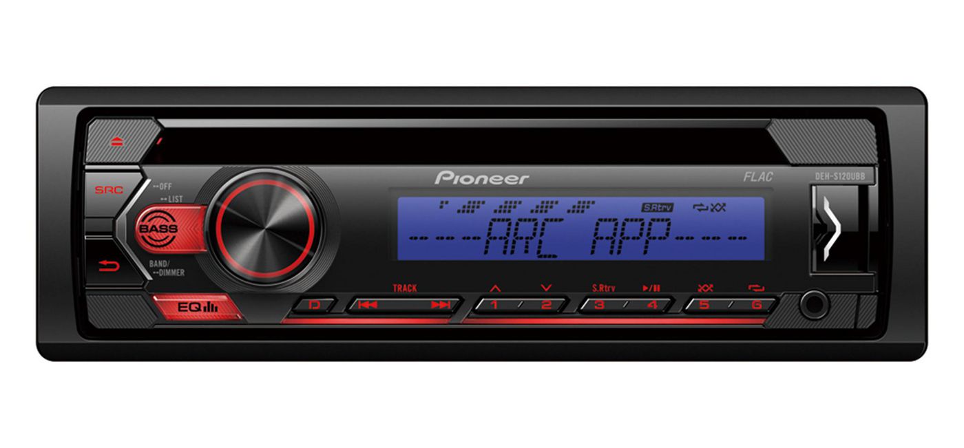 Pioneer DEH-S120UBB W128274335 Car Media Receiver Black 200 W 