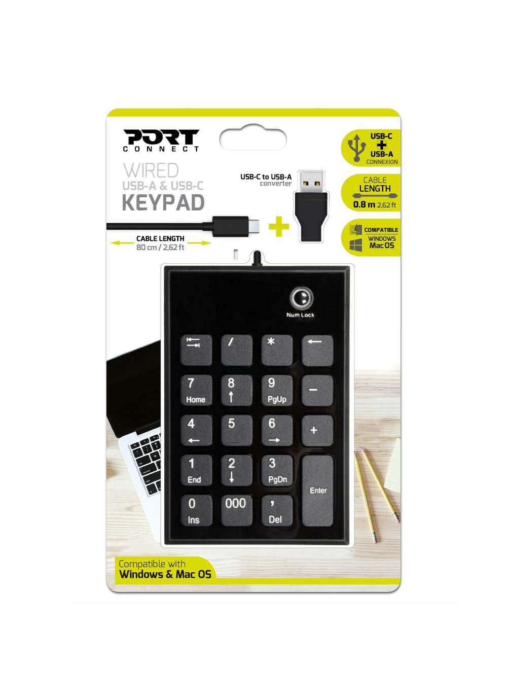 Port-Designs 900801 W128274854 Numeric Keypad Notebook Usb 