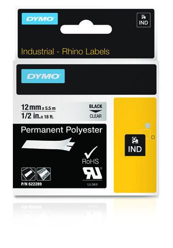 DYMO 622289 W128275131 Ind Permanent Polyester 
