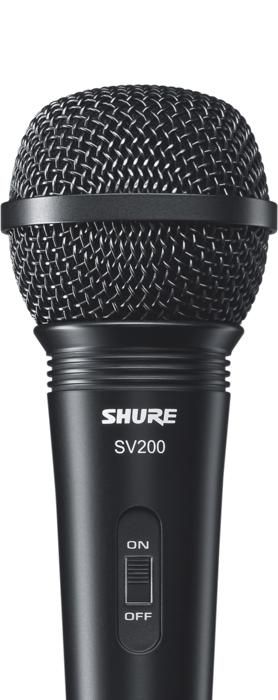 Shure SV200 W128275454 Microphone Black Karaoke 