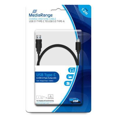 MEDIARANGE USB3.0 / USB3.1 TypeC 1,2m MediaRange Kabel (MRCS160)