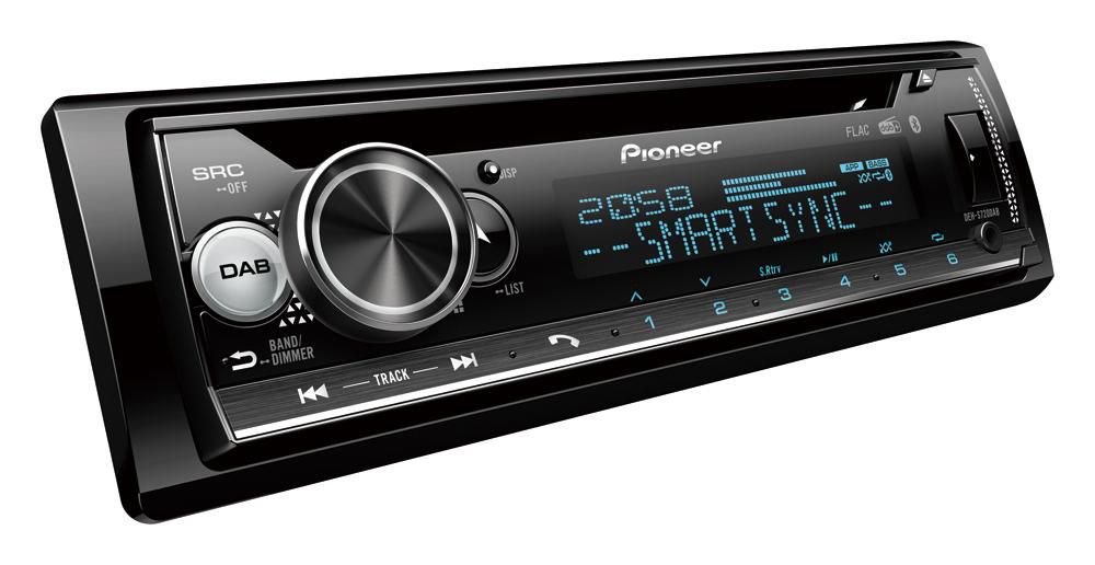 PIONEER DEH-S720DABAN CD-Tuner/AUX/USB/iPod/DAB+ inkl. DAB+ Scheibenantenne