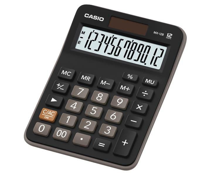 Casio MX-12B W128277692 Calculator Pocket Basic Black 