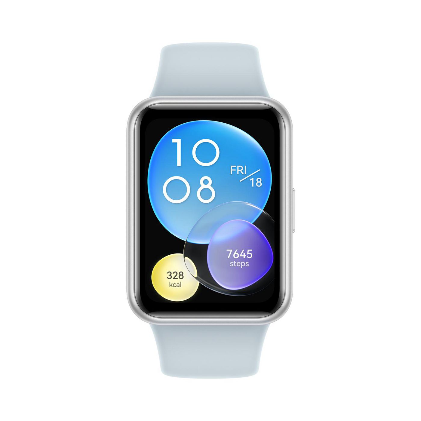 HUAWEI Watch Fit 2 Active - Isle blue - intelligente Uhr mit Riemen - Silikon - Isle Blue - Handgele