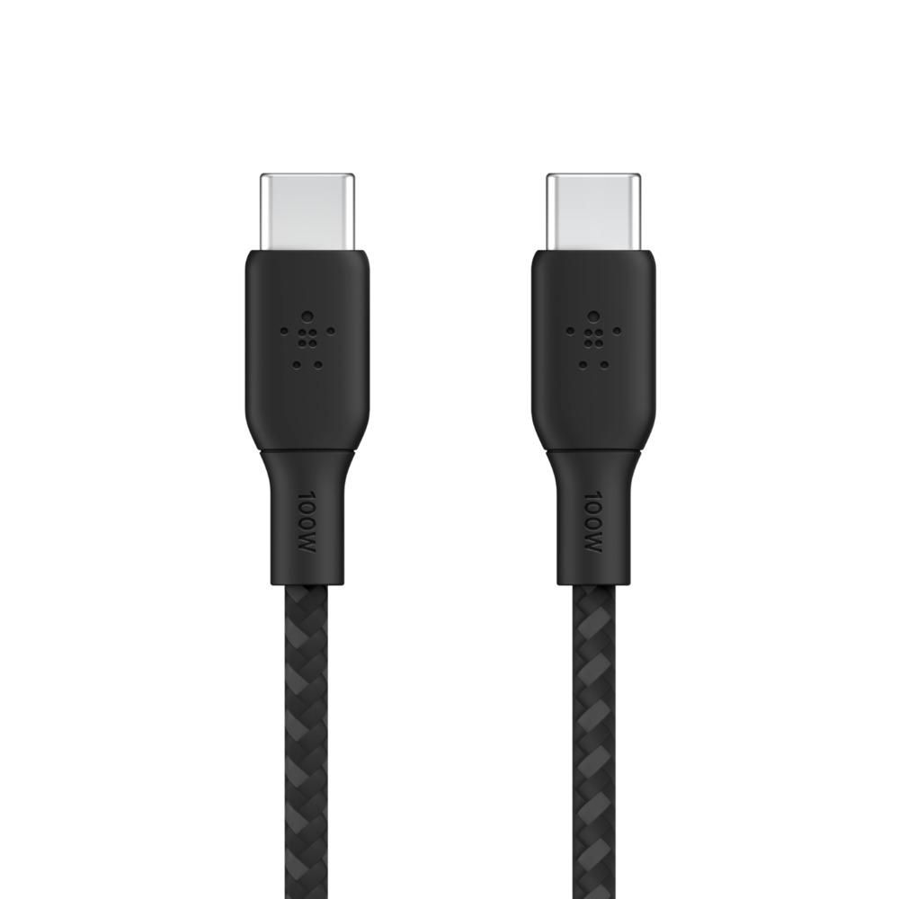 BELKIN BOOST CHARGE - USB-Kabel - USB-C (M) zu USB-C (M) - 3 m - Schwarz