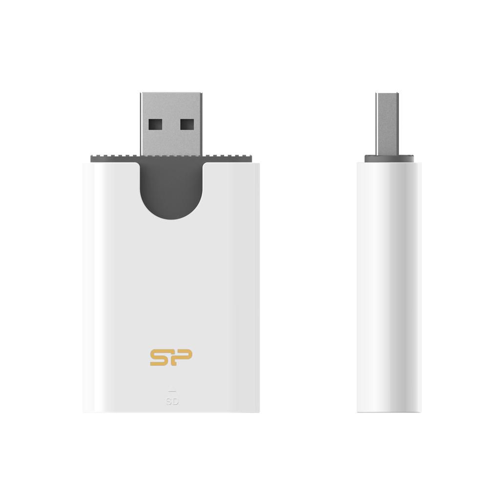 SILICON POWER Card Reader Silicon-Power Combo USB 3.1 2 in 1 White