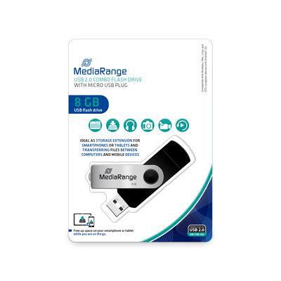 MediaRange MR930-2 W128280502 Usb Flash Drive 8 Gb Usb 