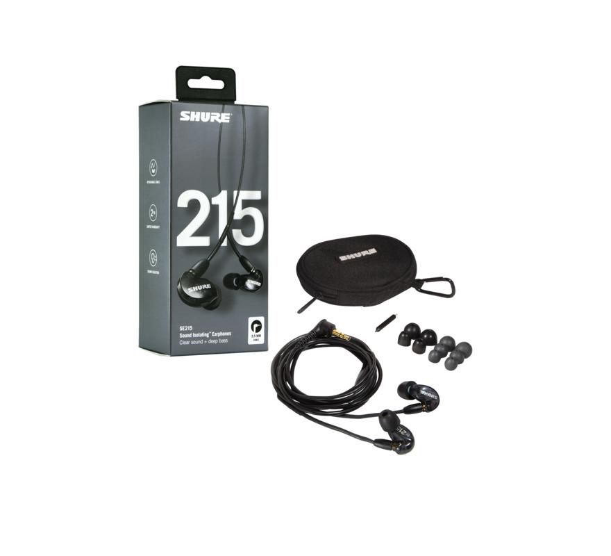 Shure SE215-K-EFS W128281173 Se215 Pro Headset Wired 