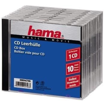 Hama CD-Leerhülle 1x10 Standard 44746