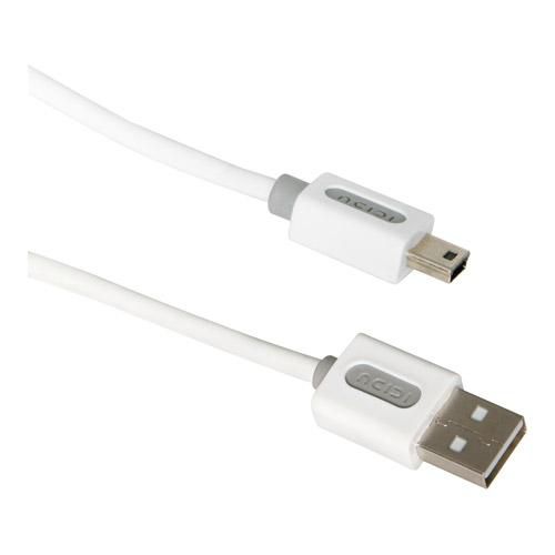 Icidu 606782 W128251663 Usb 2.0 A-Bm Cable 1M White 