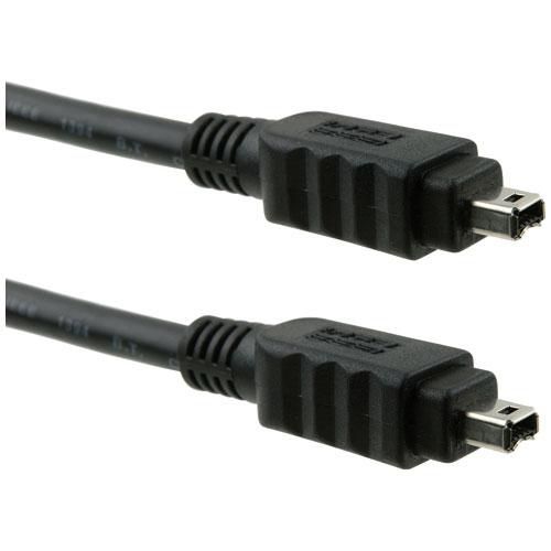 Icidu V-707421 W128251709 Firewire 4-4 Cable, 3M Black 