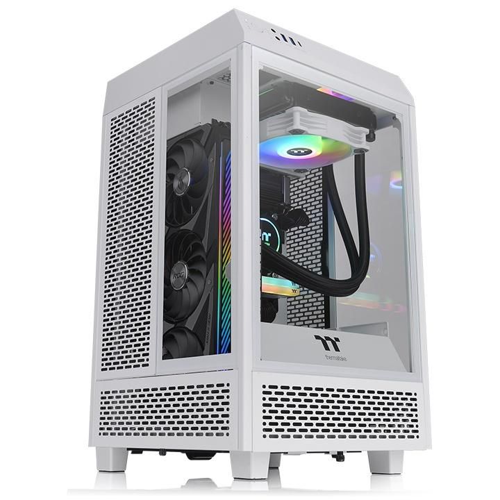 ThermalTake CA-1R3-00S6WN-00 W128252192 The Tower 100 Snow Mini Tower 
