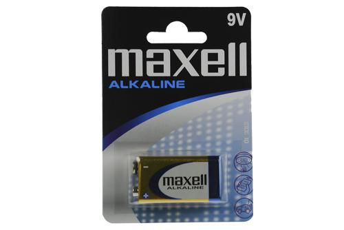 Maxell 723761 W128252732 Alkaline Single-Use Battery 9V 
