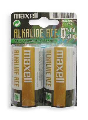 MAXELL Batterie Maxell LR20 D Mono Akali Micro 2er Blister   1,5V