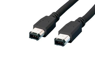 MediaRange MRCS122 W128285195 Firewire Cable 1.8 M 6-P Black 