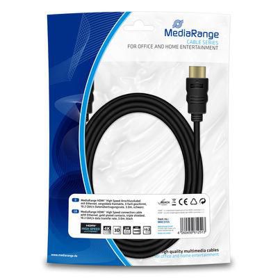 MEDIARANGE HDMI 3m 10,2Gb/s MediaRange Kabel (MRCS155)