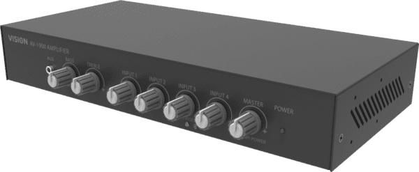 VISION Professioneller digitaler Audio-Mixer-Verstärker - 30 JAHRE GARANTIE - 2 x 50 W (RMS @ 8 Ohm)