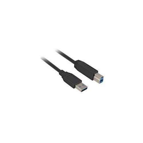 Sharkoon Kabel USB3.0 StA-StB bk 1,0m