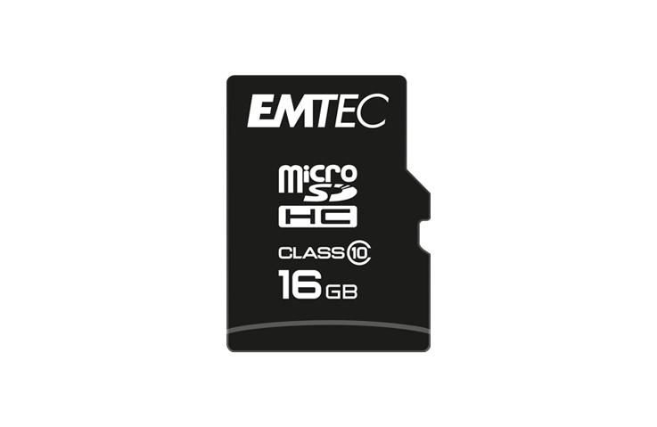 Emtec ECMSDM16GHC10CG W128285211 Memory Card 16 Gb Microsd 