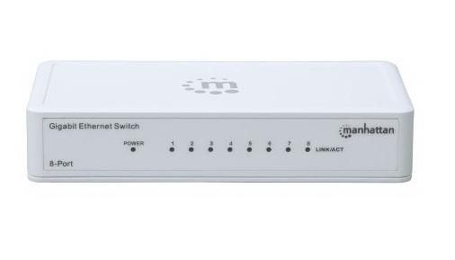 Manhattan 560702 W128285831 8-Port Gigabit Ethernet 
