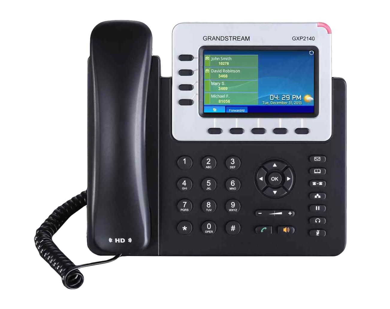 Grandstream GXP2140 W128285941 Gxp-2140 Ip Phone Black 4 