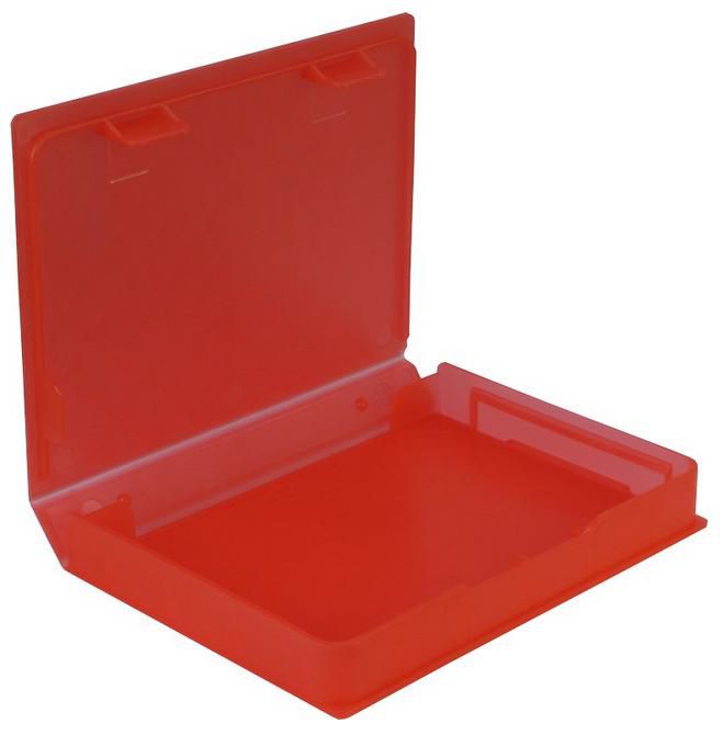 INTERTECH HDD Schutzbox 2,5\" Kunststoff rot