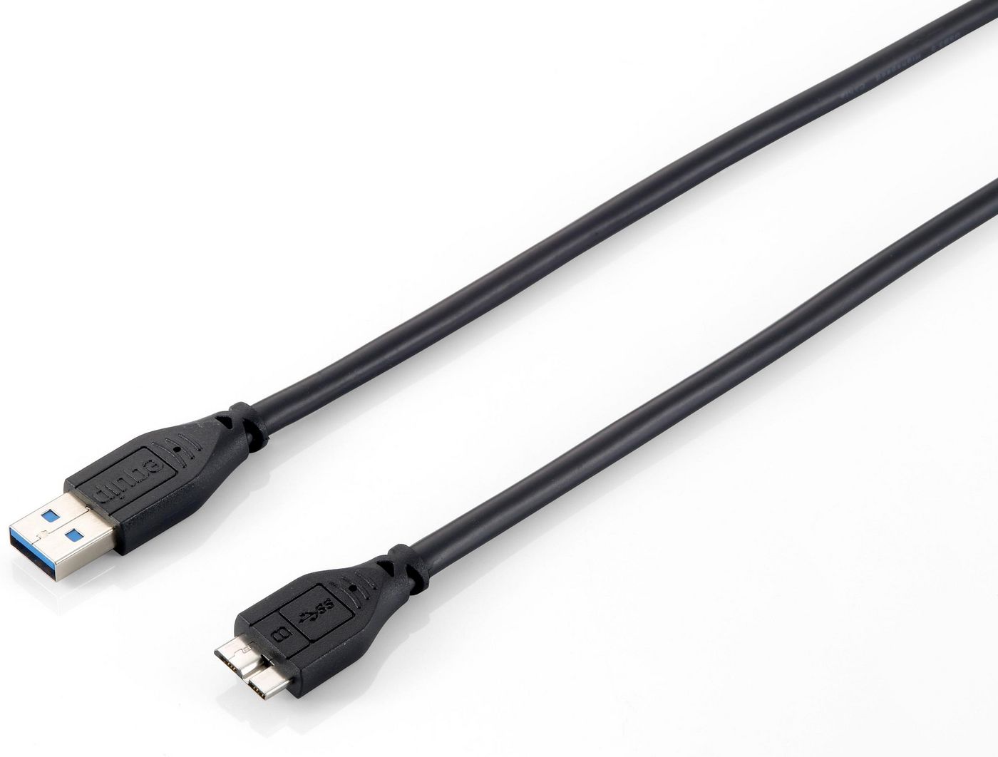EQUIP USB3.0 Anschlußkabel A-St./ micro B-St.1,8m schwarz