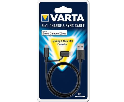 Varta 57943101401 W128286165 Usb Cable 1 M Usb A Micro-Usb 