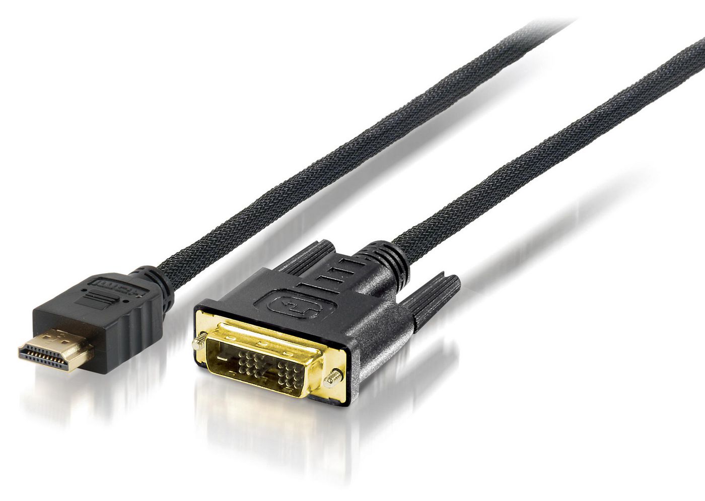 EQUIP Monitorkabel DVI-D <=> HDMI 10m St/St
