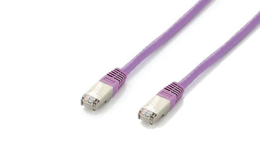 equip Patchkabel S/FTP Cat.6a/10G (PIMF) violett 5,0m