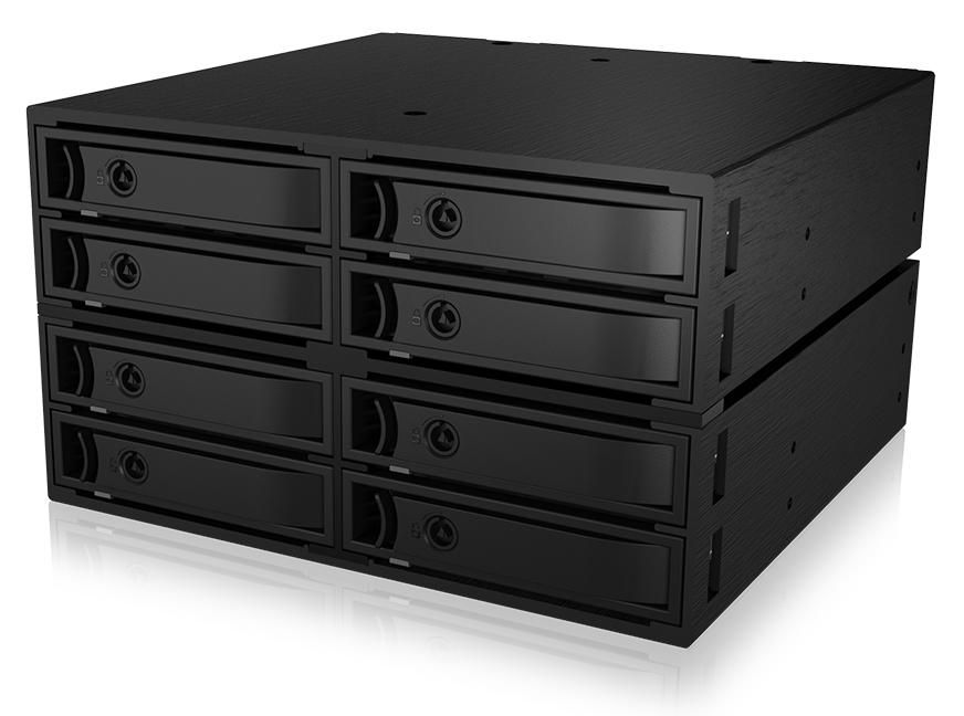 ICY-BOX IB-2281MSK W128286687 2X 5.25 Storage Drive Tray 