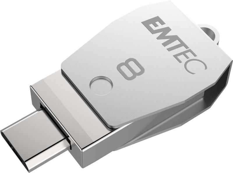 Emtec ECMMD8GT252B W128286740 T250B Usb Flash Drive 8 Gb 