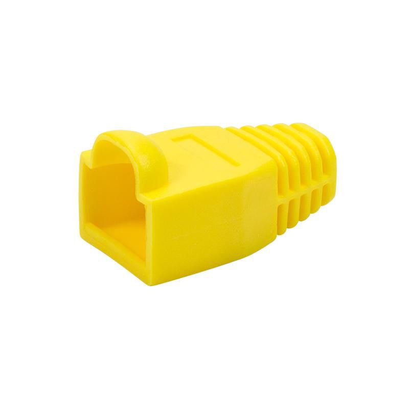 LogiLink MP0067 W128286931 Cable Boot Yellow 50 PcS 