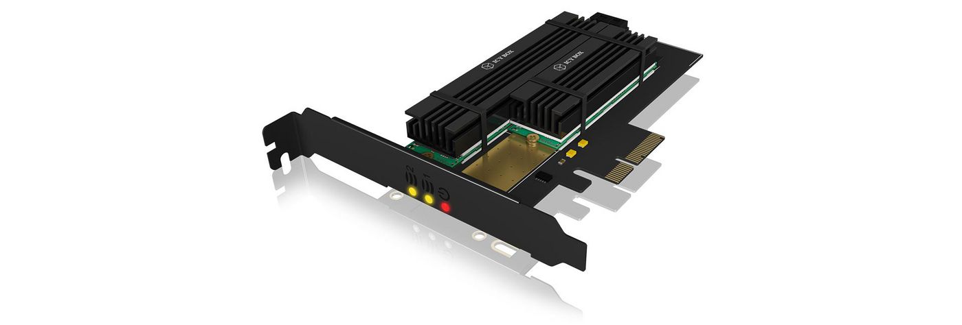 ICY BOX PCI-E Karte für 2x M.2 SSDs