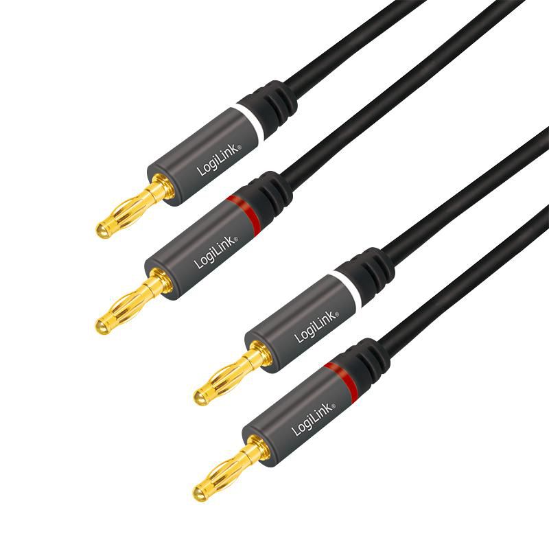 LogiLink CA1211 W128287825 Audio Cable 5 M 2 X Banana 