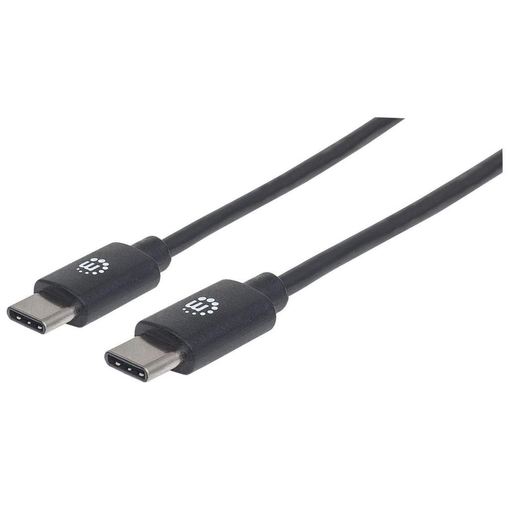 MANHATTAN USB C Anschlusskabel USB2.0 C-Stecker/C-Stecker 1m