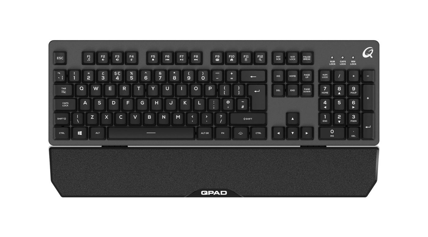 QPAD 9J.P7N81.K0U W128288055 Mk-40 Keyboard Usb Qwerty Uk 