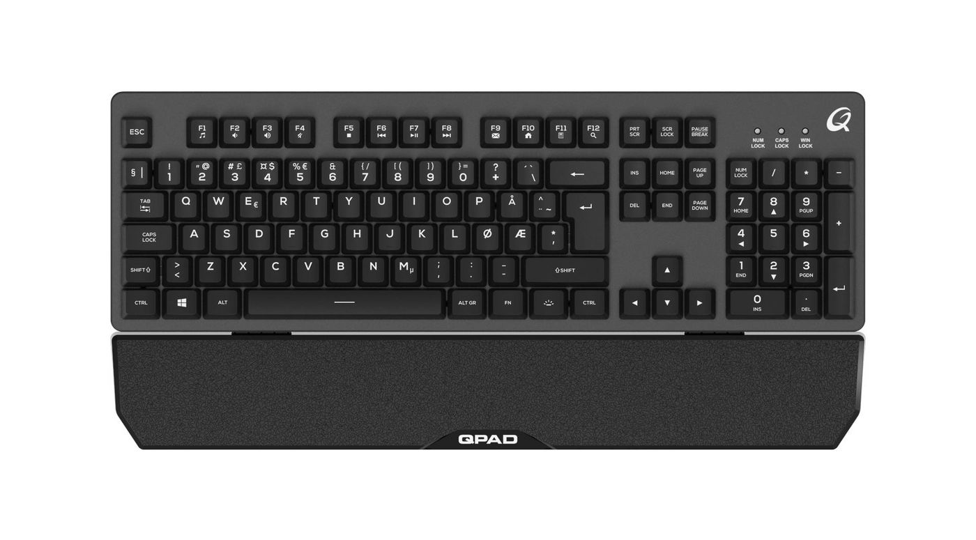 QPAD 9J.P7N8A.K0P W128288054 Mk-40 Keyboard Usb Qwerty 