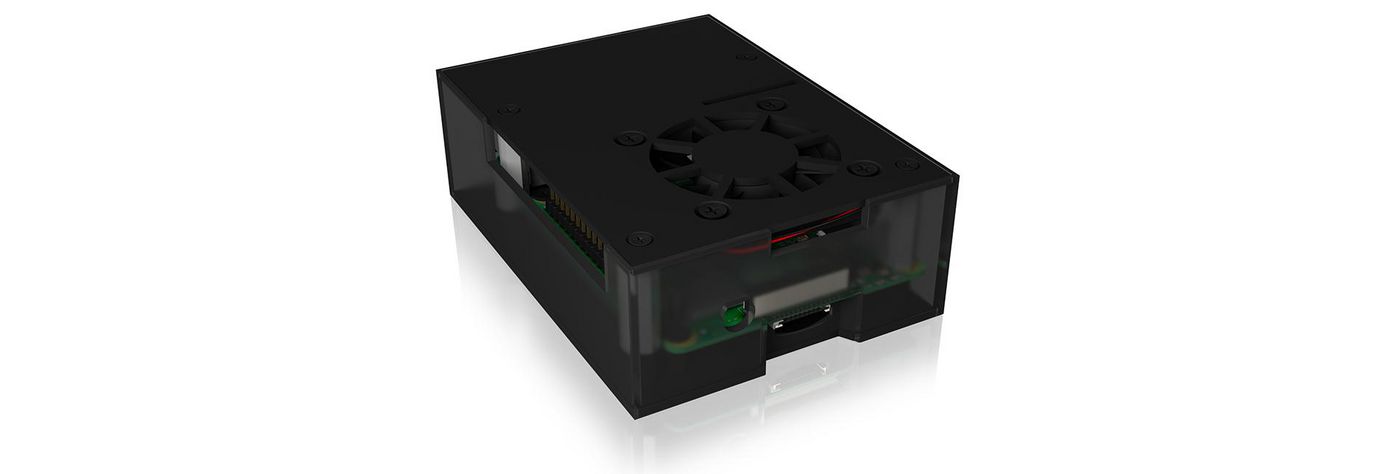 RAIDSONIC Schutzgehäuse IcyBox Schutzgehäuse für Raspberry Pi 4 extern retail