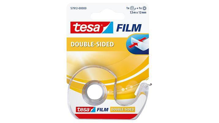 TESA film doppelseitig 1 Rolle 7,5m 12mm + Abroller