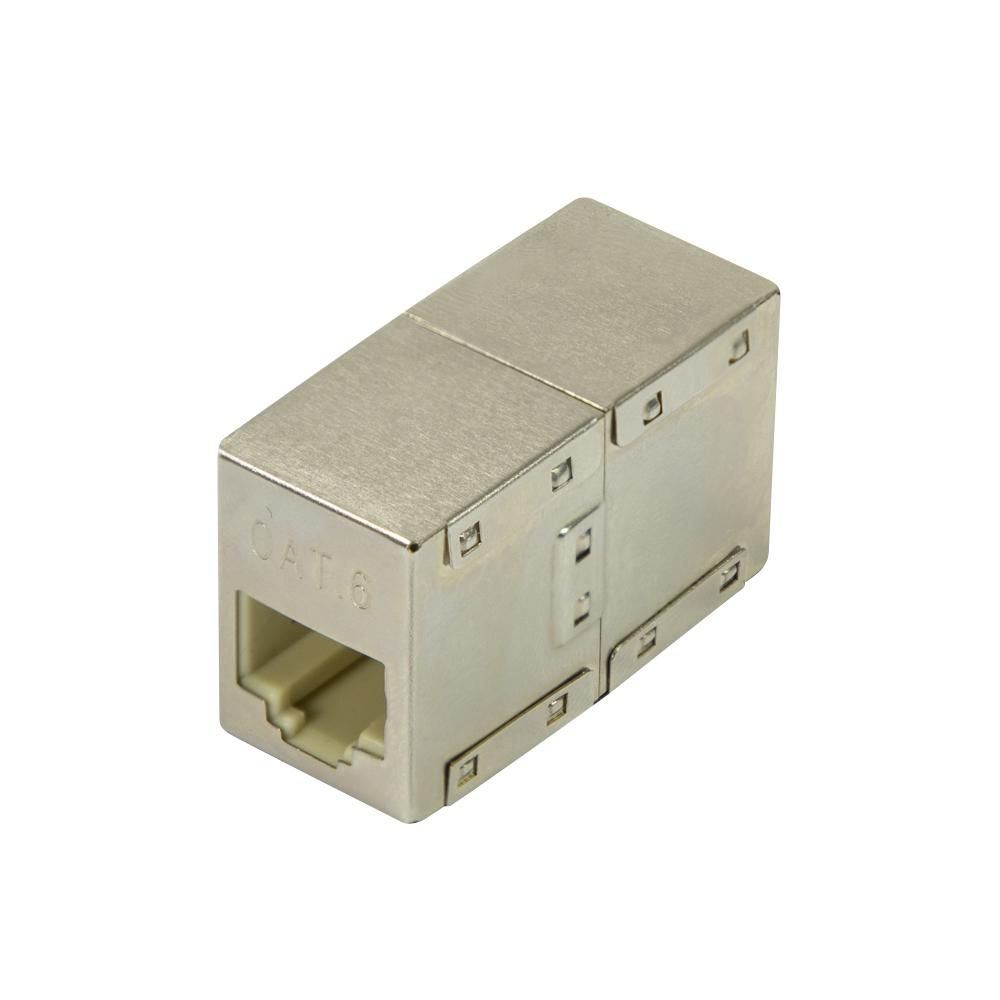LOGILINK Patchkabelverbinder 1:1 Cat.6 STP, 2xRJ45 Metalgeh.