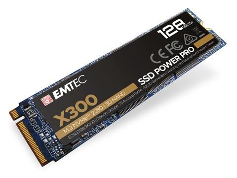 Emtec ECSSD128GX300 W128288349 X300 M.2 128 Gb Pci Express 