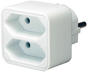 Brennenstuhl 1508030 W128288378 Power Plug Adapter White 
