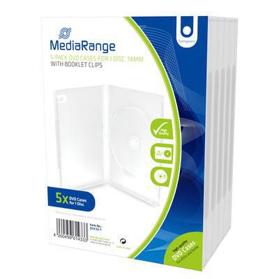 MediaRange BOX30-T W128288445 Dvd Case For 1 Disc, 14Mm, 