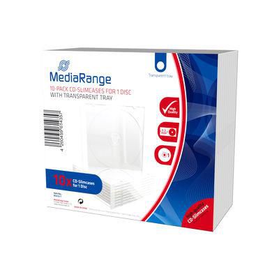 MediaRange BOX32-T W128288453 Cd Slimcase For 1 Disc, 