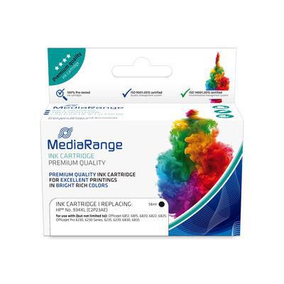 MEDIARANGE Patrone HP NR 934XL Chip schwarz