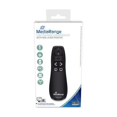 MediaRange MROS220 W128288590 Wireless Presenter Rf Black 